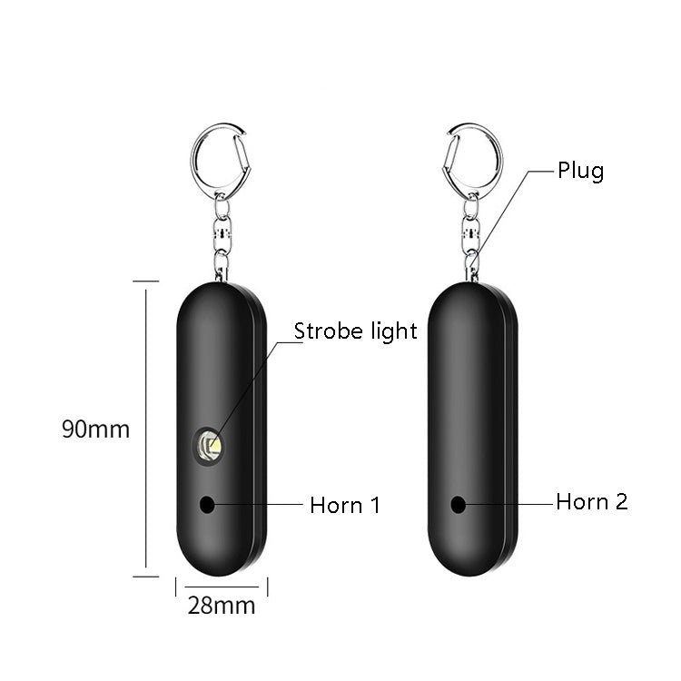 AF-2001 130dB Personal Alarm Waterproof Keychain Double Speaker High Scorpion Anti-Wolf Alarm, Black, White, Blue, Rose Gold AF-2001 130dB Personal Alarm Waterproof Keychain Double Speaker High Scorpion Anti-Wolf Alarm, Black, White, Blue, Rose Gold